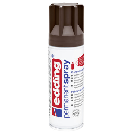 Edding 5200 • peinture acrylique permanente premium en spray marron chocolat mat