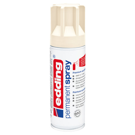 Edding 5200 • peinture acrylique permanente premium en spray ivoire clair mat