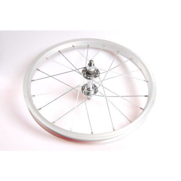 Roue avant 16 x 1,75 aluminium - argent