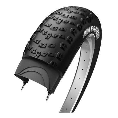 Pneu extérieur Edge jedi fatbike 20 x 4,00 100-406 - noir