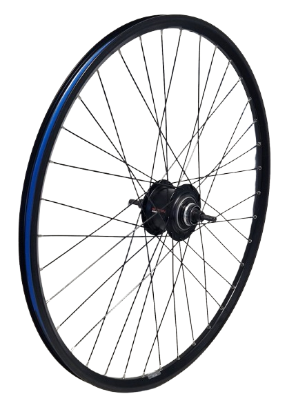 Kgz Kgz achterwiel 28inch (622) velg zw spaak zw nexus7 centerlock zwart