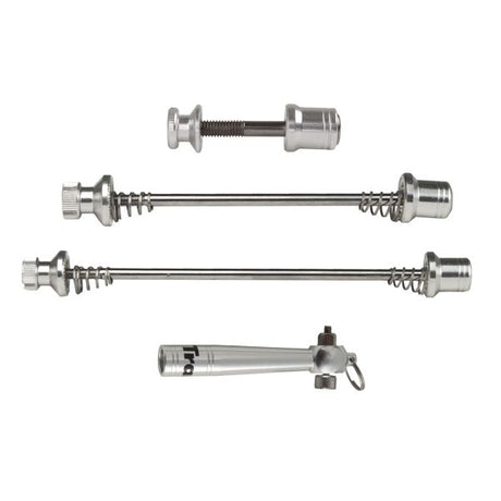 Tranzx - Release rapide pour Hub arrière + Post de selle Silver