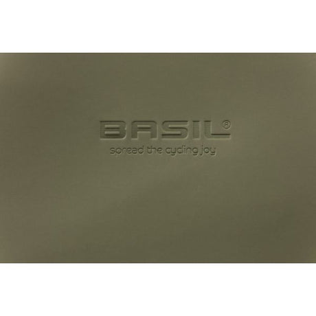 Basil Soho Double Bicycle Sac Nordlicht - Sac de porte-bagages étanche pour vélo électrique - vert
