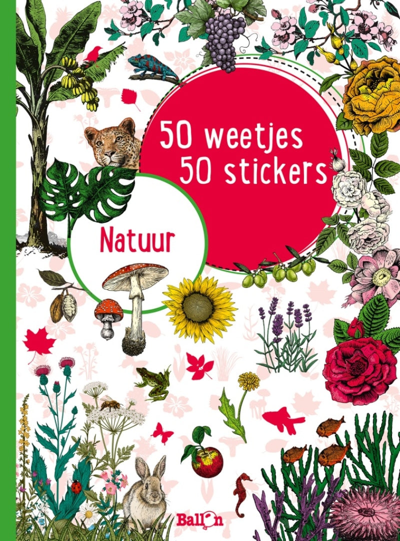 Éditeur standard 50 faits 50 autocollants Nature
