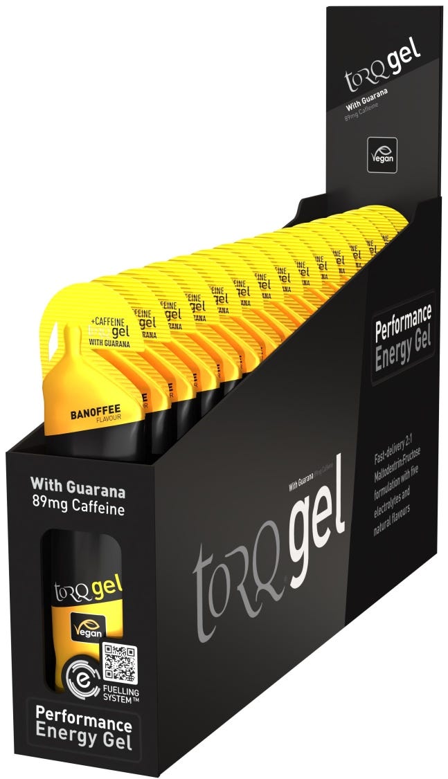 Torq gel banoffee met guarana (doos 15)