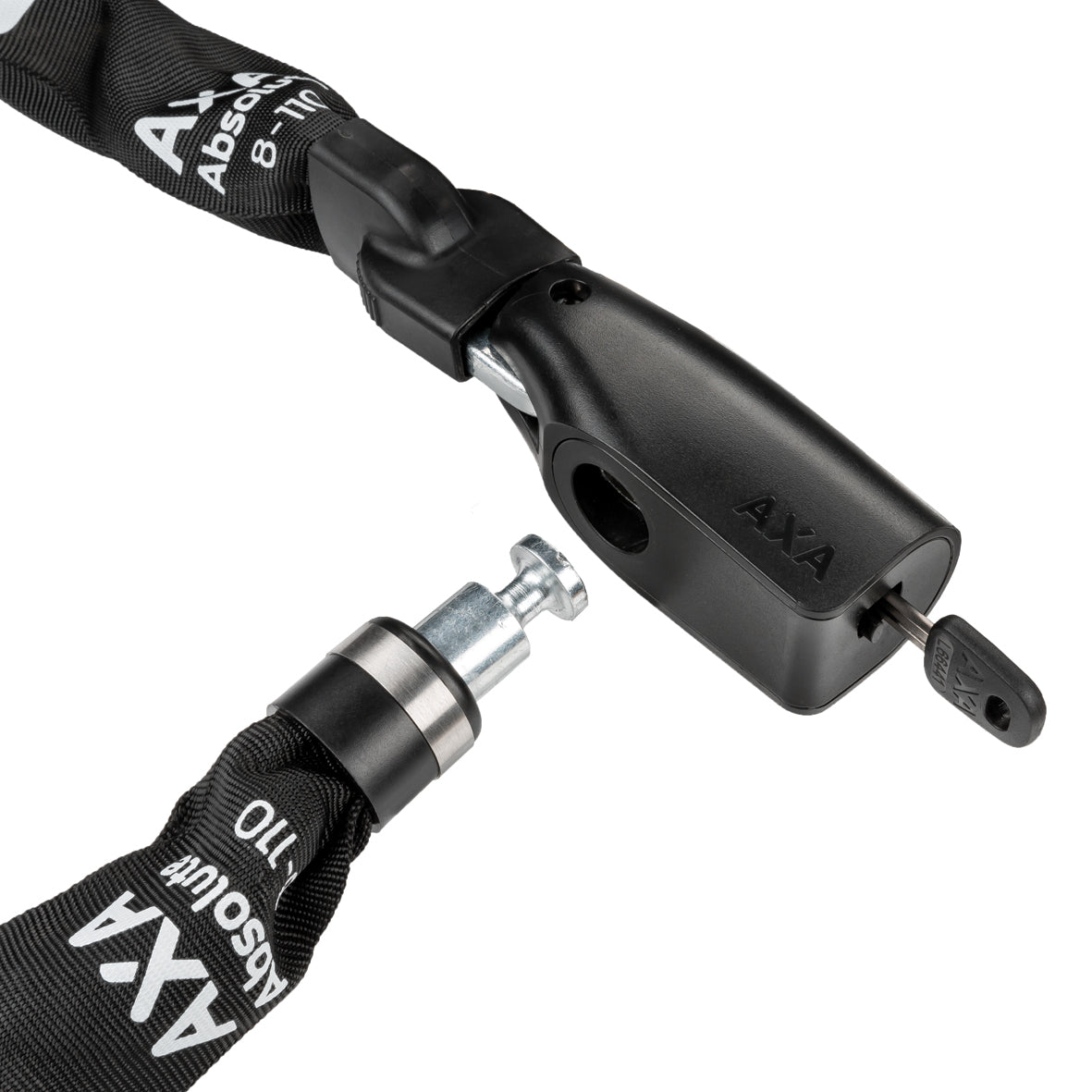 Axa chain lock Absolute 8-90 Auto-Click Black