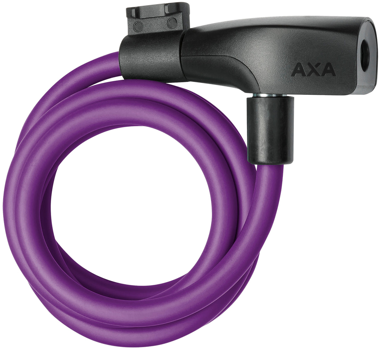 Verrouillage de câble en spirale axa résolu 8-120 violet