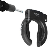 Axa Ring Lock Defender retrattile con tasto rimovibile nero