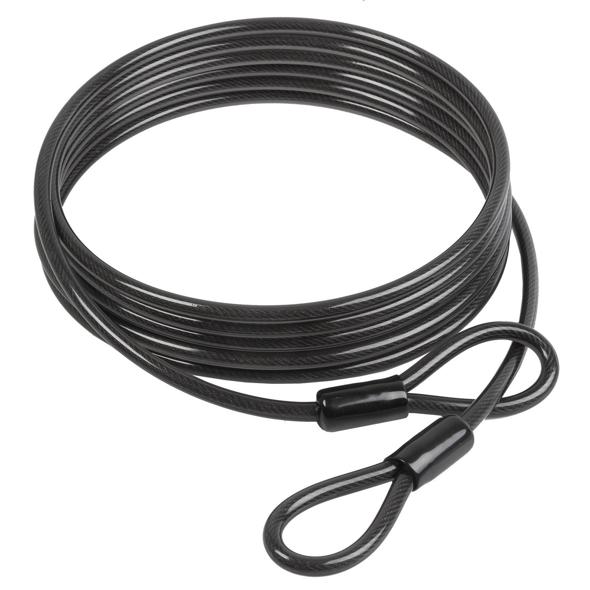 M-Wave window cable 5m x 10mm with double loop black