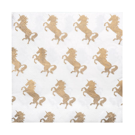 Boland serviettes en papier licorne 33x33cm