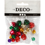 Cloches d'entreprise Creativ, d 10+14 mm, couleurs métalliques, 24 div 1 boîte