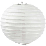 Creativ company lampe en papier de riz, ronde, d 20 cm, blanc, 1 pièce