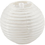 Lampe en papier Creativ company, ronde, d 7,5 cm, blanche, 10 pièces 1 boîte