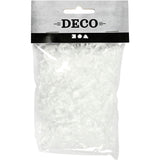 Creativ company cheveux bouclés, blancs, 15 gr 1 boîte