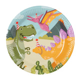 Boland assiettes en papier fête dinosaure ø23cm