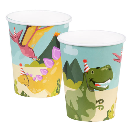 Boland gobelets en papier dino party set a 10 21cl