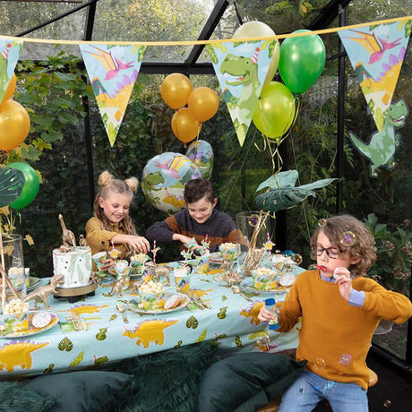 Boland assiettes en papier fête dinosaure ø23cm