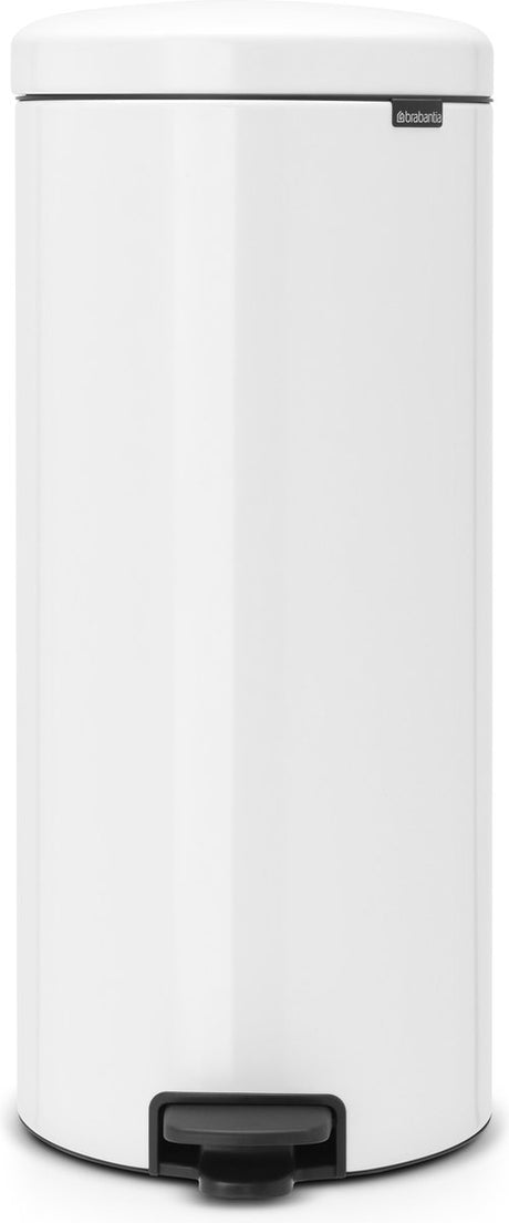 Brabantia newicon poubelle à pédale, 30l - blanc