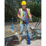 Tools Draper Paalgatgrave avec forage moulu 1070x155 mm bleu 24414