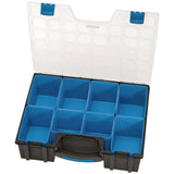 Draper Tools Draper Tools 8-częściowy organizator z przedziałami 41,5x33x11 cm czarny