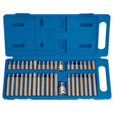 Herramientas draperas Draper Tools Hexagonal, Torx Spline Bit Bit Juego de 40 piezas TX-Star 33323