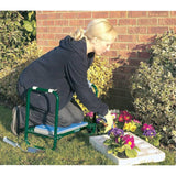 Tools de drapier pliable banc de jardin kiebank fer vert 64970