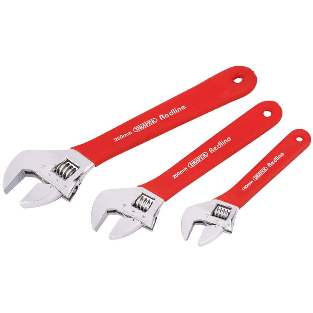 Draper Tools Draper Tools Redline Redline ajustable MOERSLEUTEL SET 3-DLG 67634