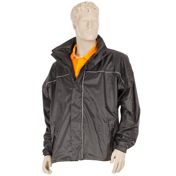 Mirage Rain Jacket Luksus sort størrelse L