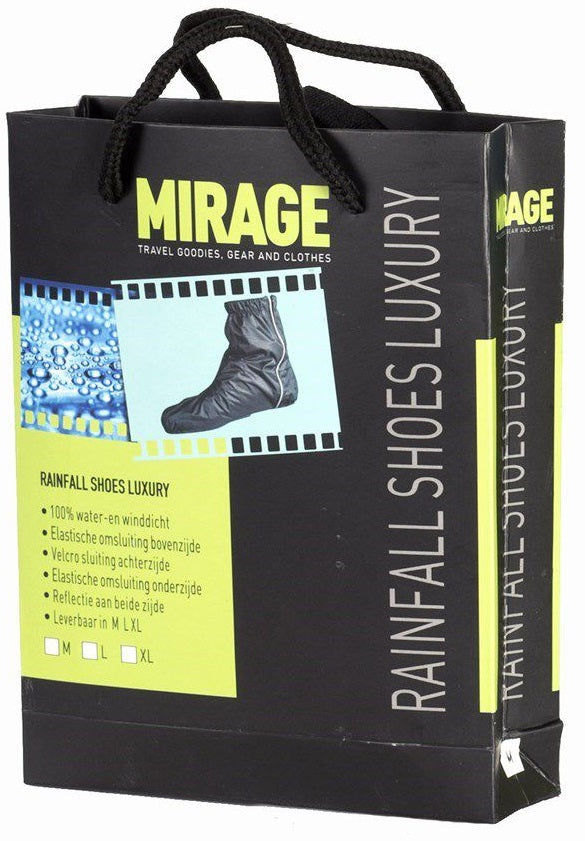 Mirage Rain Shoes Rouvay Luxury XL Black