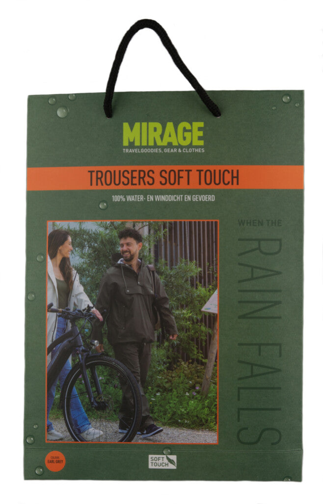 Pantalon de pluie mirage pantalon pantalon doux tactile m.