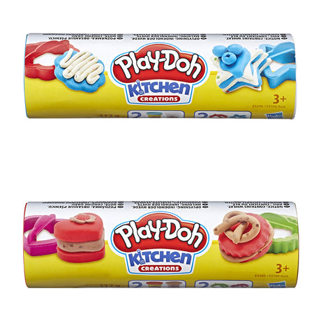 Pot à biscuits Play-doh Kitchen Creations avec 2 couleurs d'argile différentes couleurs
