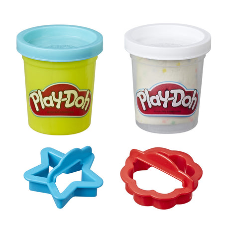 Pot à biscuits Play-doh Kitchen Creations avec 2 couleurs d'argile différentes couleurs