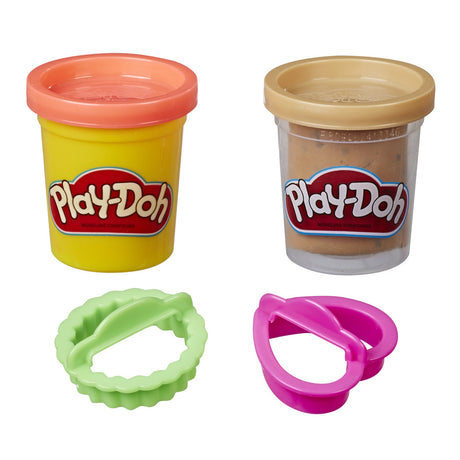 Pot à biscuits Play-doh Kitchen Creations avec 2 couleurs d'argile différentes couleurs