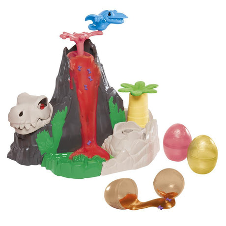 Hasbro Play-Doh Slime Hydro Glitz Dino Volcan