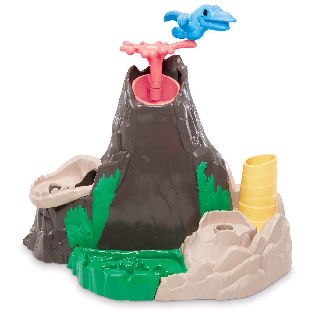 Play-Doh Slim Hydro Glitz Dino volcano