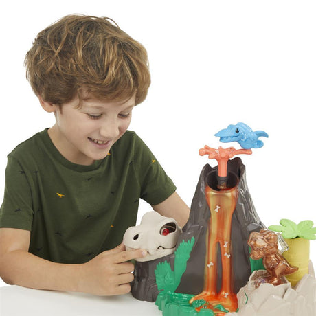 Hasbro Play-Doh Slime Hydro Glitz Dino Volcan