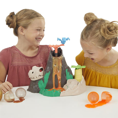 Hasbro Play-Doh Slime Hydro Glitz Dino Volcan