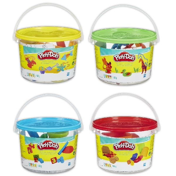 Mini seau Play-doh avec 3 pots + accessoires