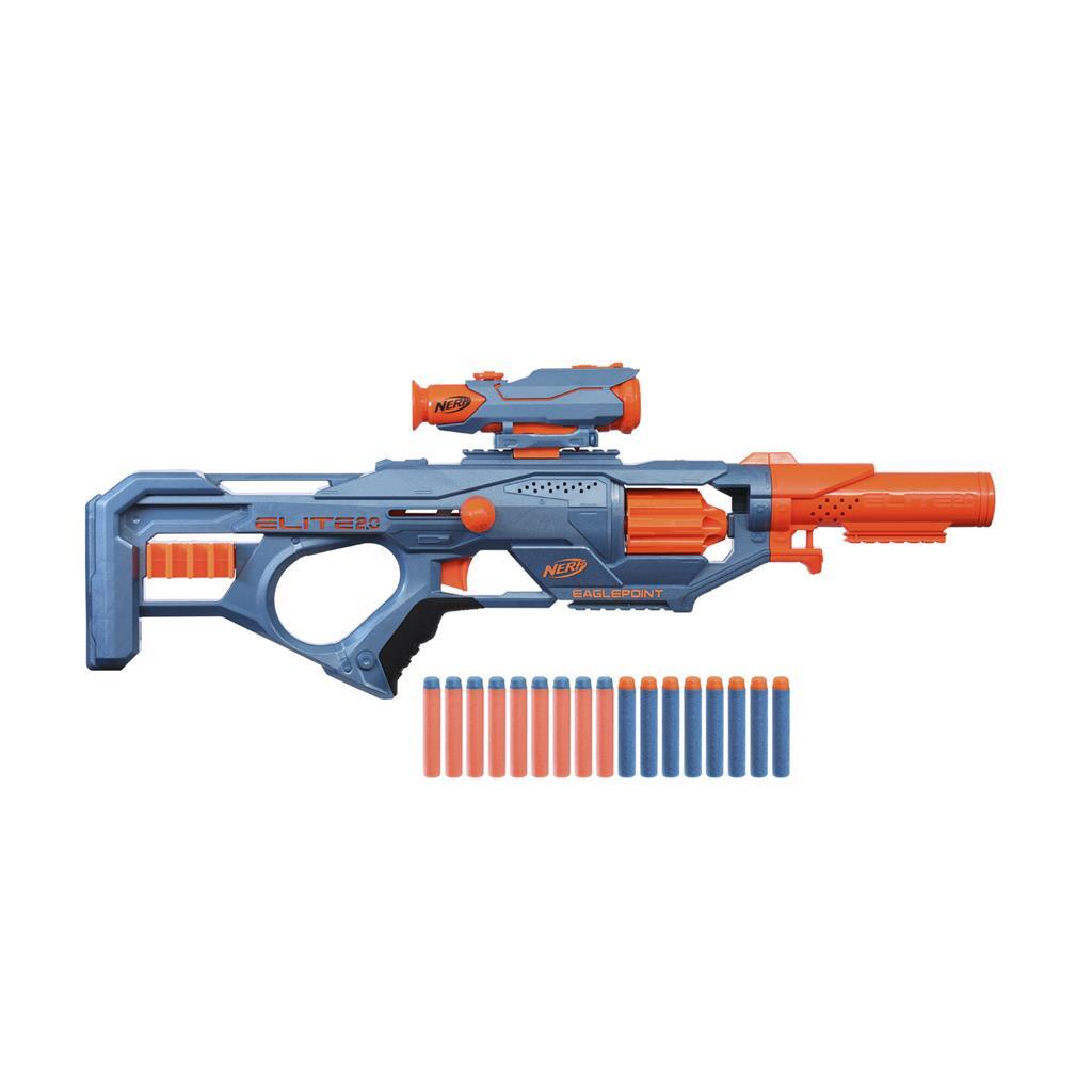 Nerf Elite 2.0 Eaglepoint RD8 Blaster + 16 šipků