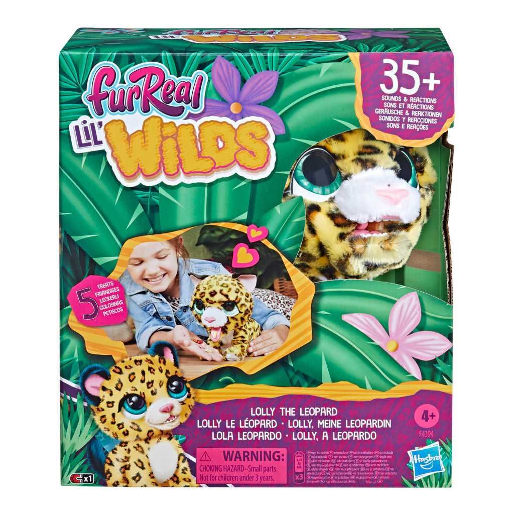 Furreal lil wilds lolly de leopard interaktiv klem