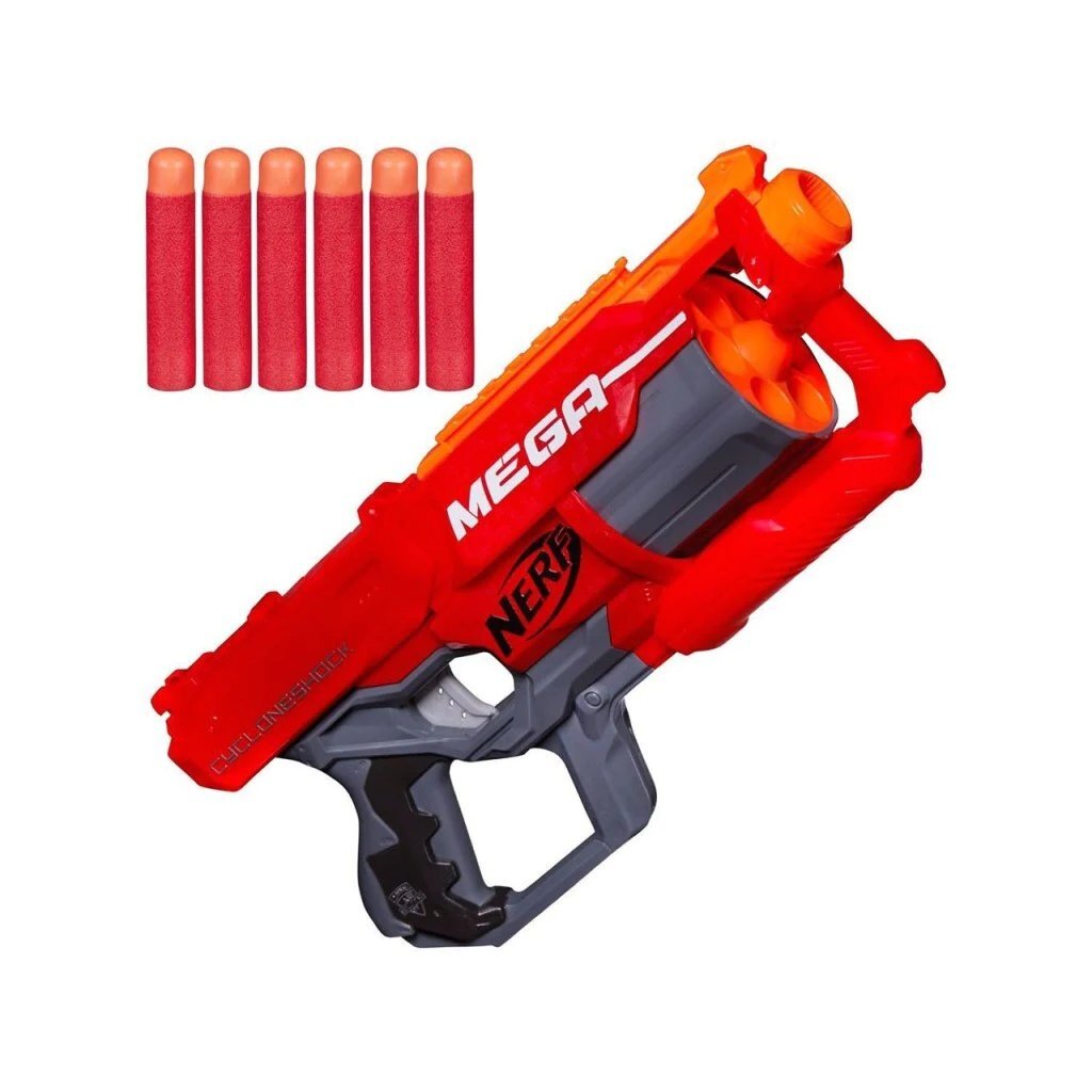 Nerf Cycloneshock Blaster + 6 dardos