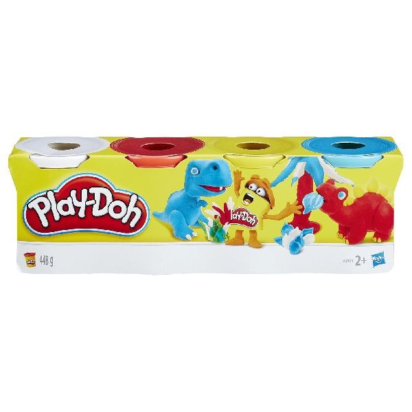 Play-doh 4-paket (sladke barve)