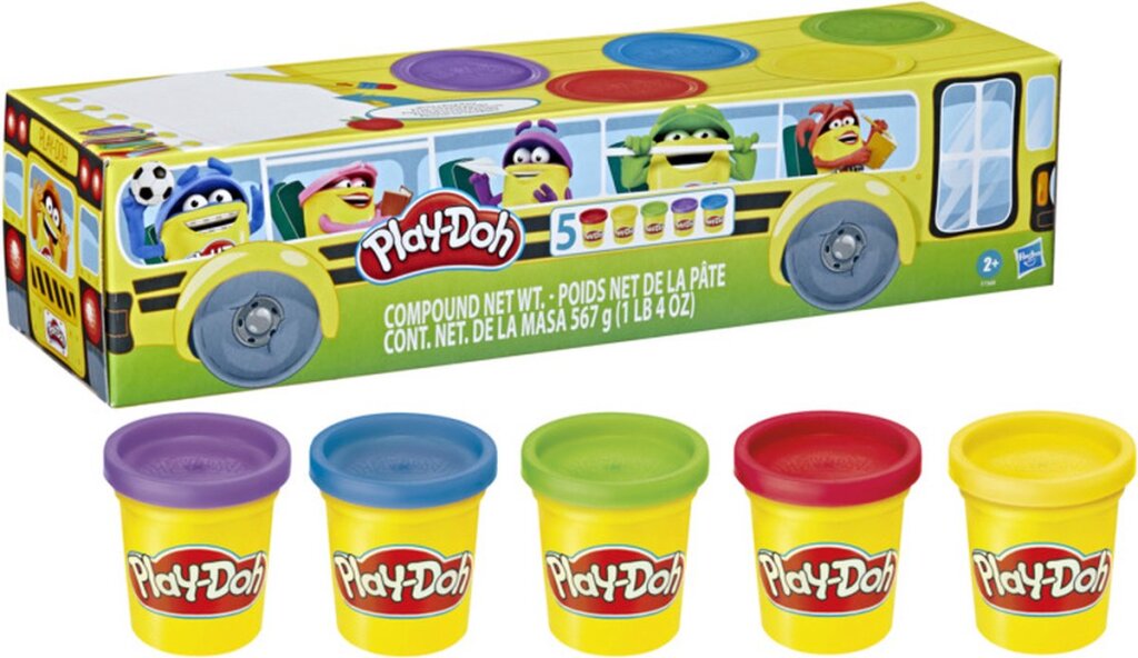 Play-doh nazaj v šolo 5 Pack Mountain Klei