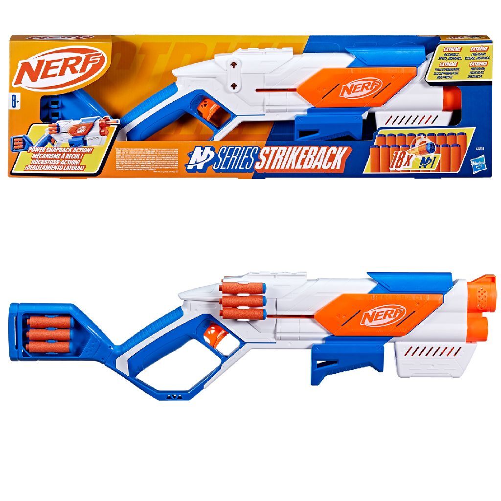 Nerf n Serie Streikback Blabel + 18 Dart