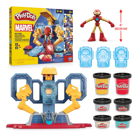 Laboratoire de fabrication d'armures Play Doh Iron Man