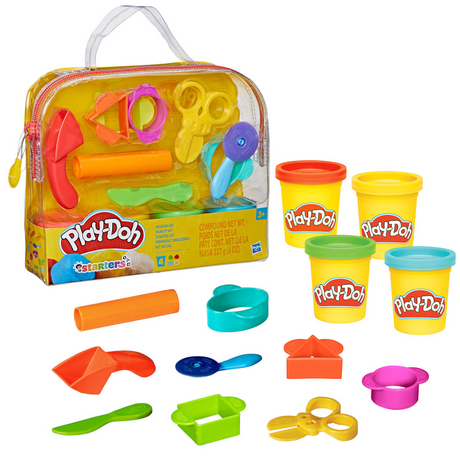 Coffret de démarrage Play-doh - pâte à modeler - comprenant 4 pots d'argile