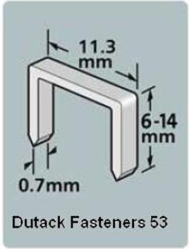 Dutack minibrad skn12 acier inoxydable 30 mm - 5000 pièces - 5134038