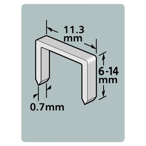 Agrafes Dutack série 53 10mm cnk 1000pcs