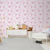 Noordwand noordwand wallpaper @ home butterfly pink