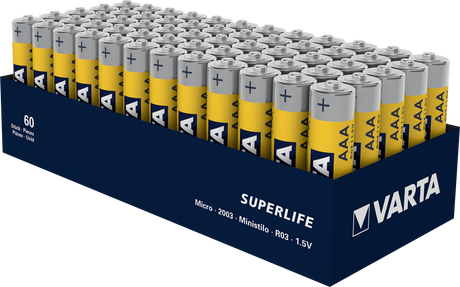 Varta AAA Battery R3 Superlife WP Box A 60